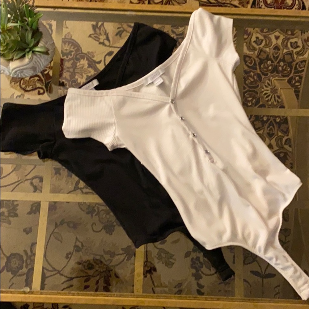 2 Off the shoulder body suits!